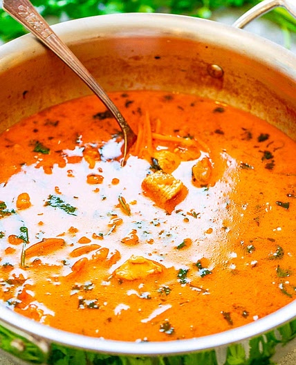 Thai Chicken Coconut Curry Soup