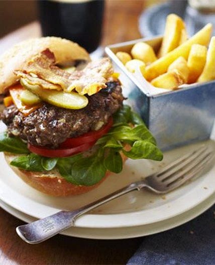 Best of British burgers with triple-cooked chips