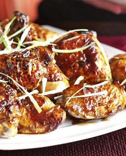 Festive golden five-spice chicken