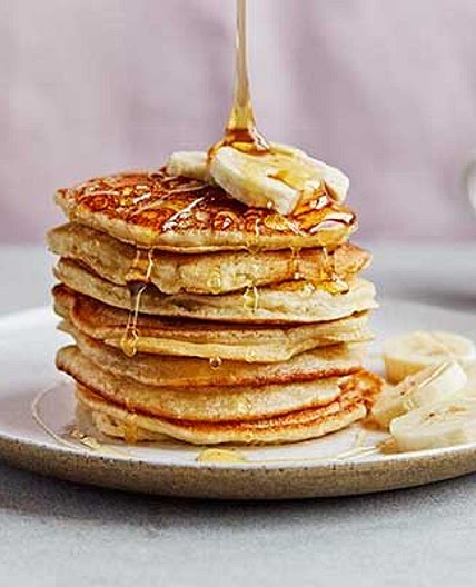 Vegan banana pancakes