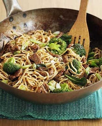 Quick beef & broccoli noodles