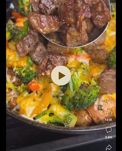 Steak & Potatoe Skillet W/ Veggies