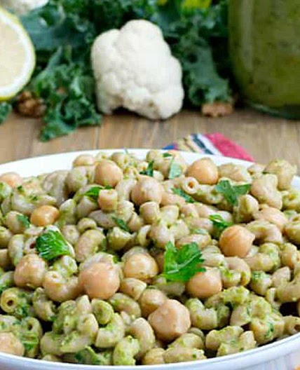 Cauliflower & Kale Pesto Pasta Recipe