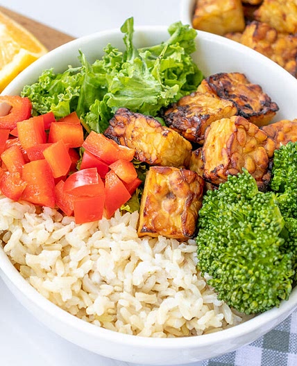 Tempeh With Ginger Marinade