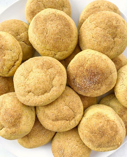 Vegan Pumpkin Spice Sugar Cookies