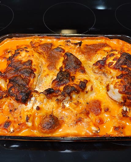 Tomato and Chicken Cauliflower Casserole