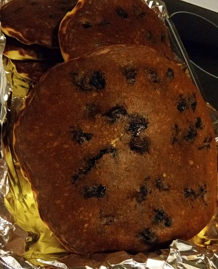 Blueberry pancakes