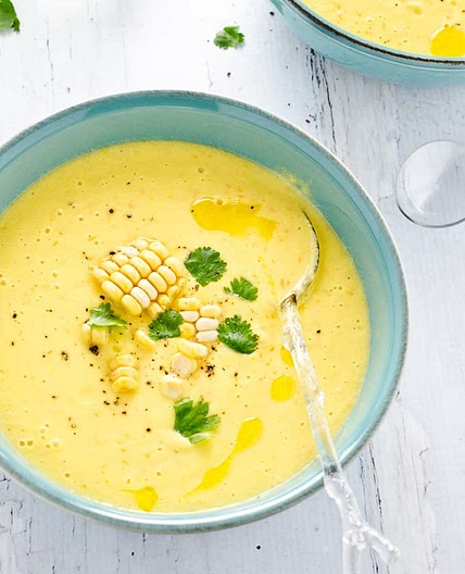 Sweet Corn Gazpacho