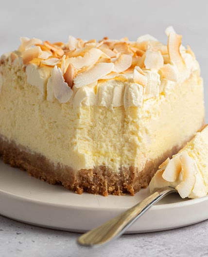 Best Coconut Cheesecake