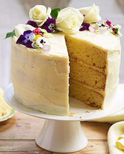 Lemon & elderflower celebration cake