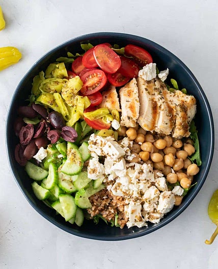 Mediterranean Grain Bowl for One