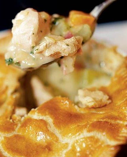 Chicken & ham pie