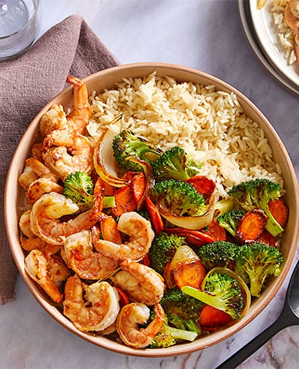 Hibachi Shrimp & Vegetables