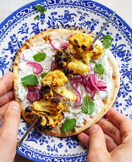 Cauliflower Tikka Wraps