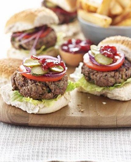 Cheeseburger & chips