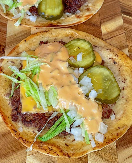 Smash Burger Tacos 