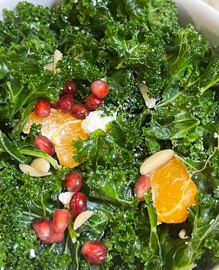 Mandarin Orange Kale Salad 