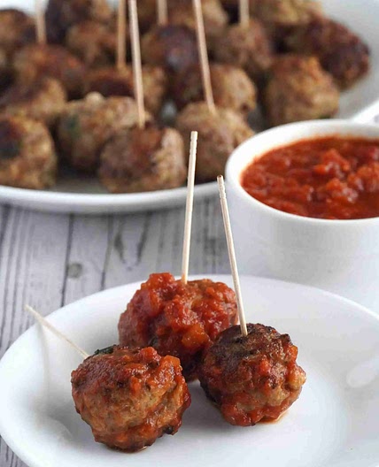 Anne Burrell's Excellent Meatballs and Marinara