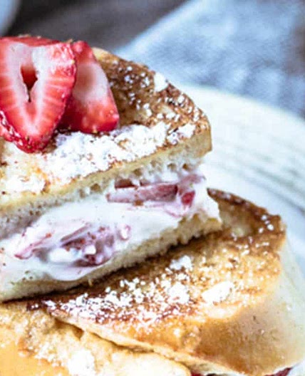 Strawberry Stuffed French Toast