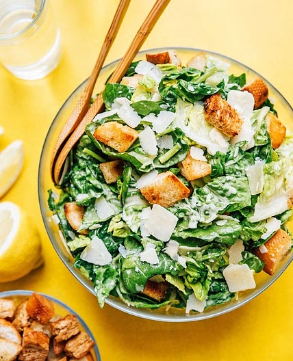 Vegetarian Caesar Salad (15 Minutes)