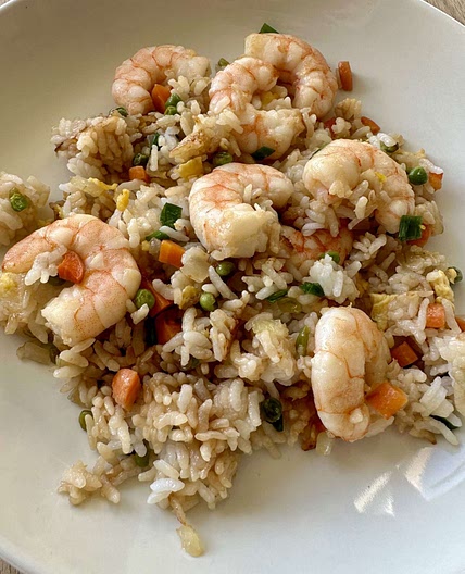 Chinese Prawn (Shrimp) Fried Rice Recipe