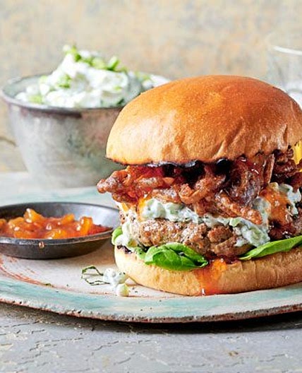 Bhaji burger
