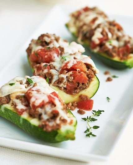 Beefy Zucchini Boats