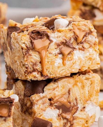 Rolo Ritz Marshmallow Treats