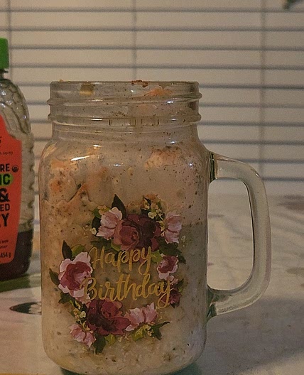 Carrot cake overnight oats