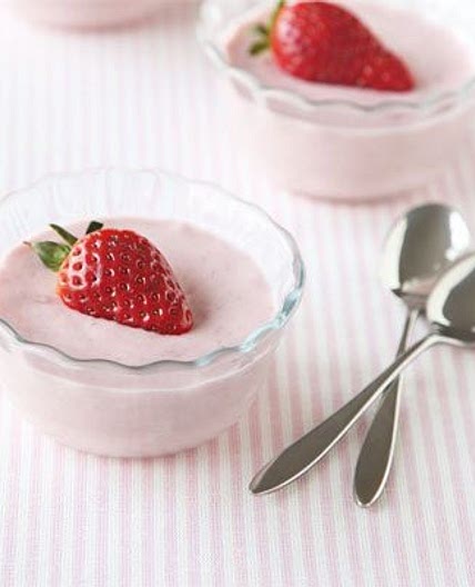 Strawberry mousse