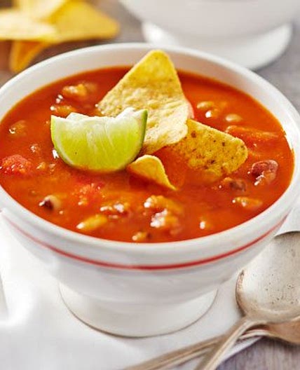 Spicy chilli bean soup