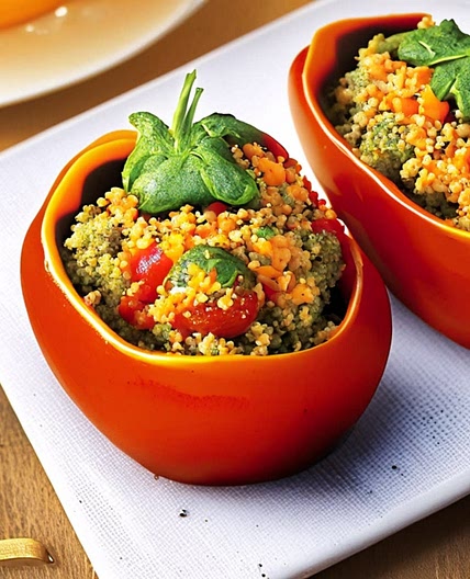 Vegan Stuffed Bell Peppers
