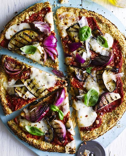Cauliflower crust pizza