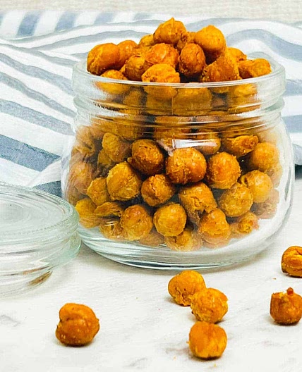 Air Fryer Chickpeas / Spicy Roasted Chickpeas