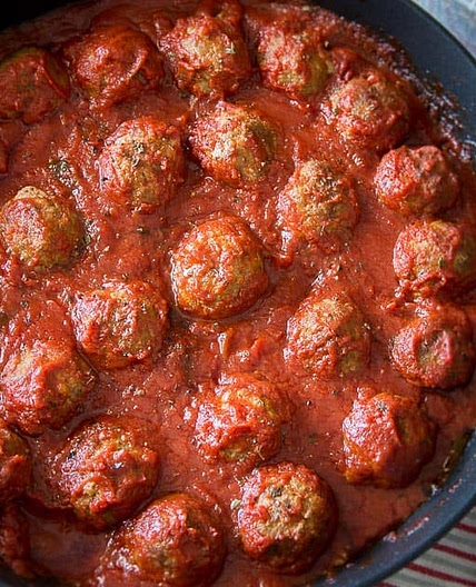 Polpette - Italian Meatballs In Rich Tomato Sauce