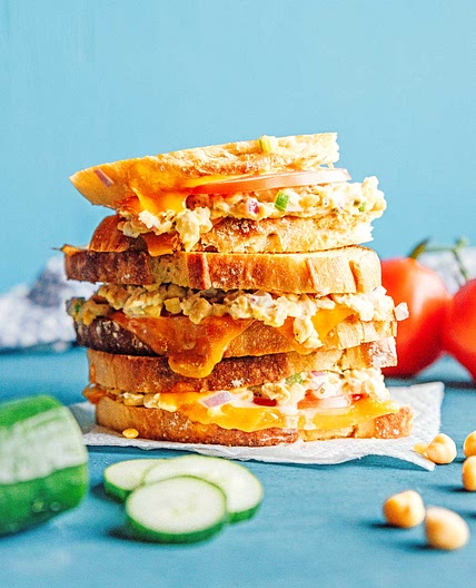 Chickpea Tuna Melt