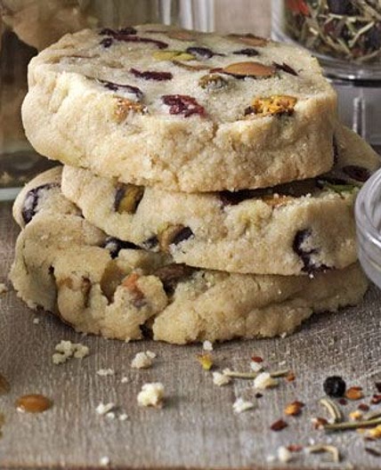 Pistachio & cranberry cookies