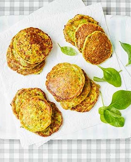 Toddler recipe: Sweetcorn & spinach fritters