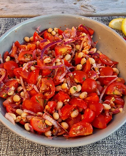 Tomato and Haricot Bean Salad