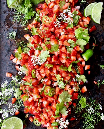 Basil-Strawberry Salsa