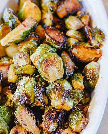 Honey Sriracha Brussels Sprouts