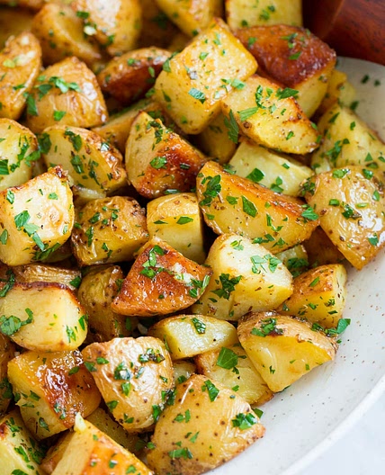 Basil and Olive Oil Potatoes