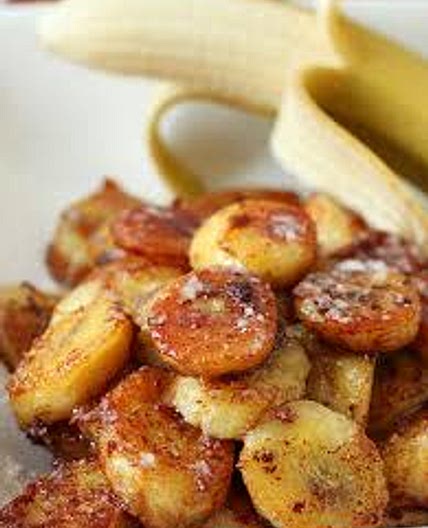 Pan Fried Cinnamon Bananas