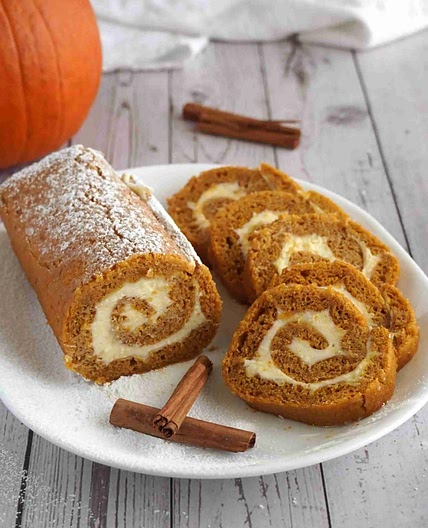 Libby's Easy Pumpkin Roll Recipe with Cream Cheese Filling