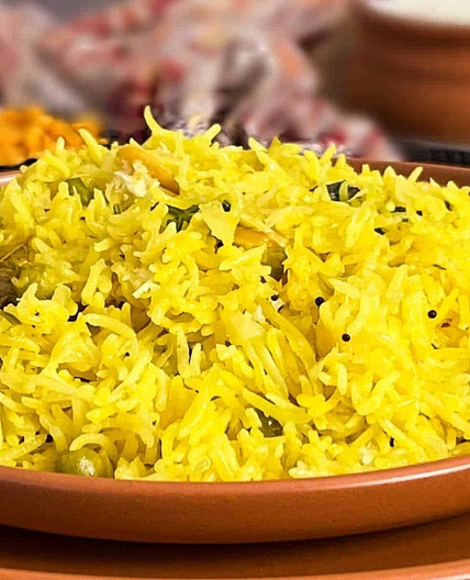 Cabbage Pulao / South Indian Cabbage Rice