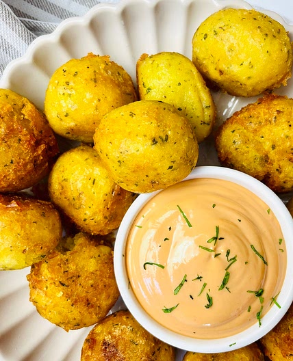 Crispy And Fluffy Bubble Potatoes