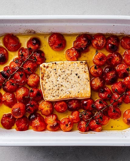 Baked feta pasta