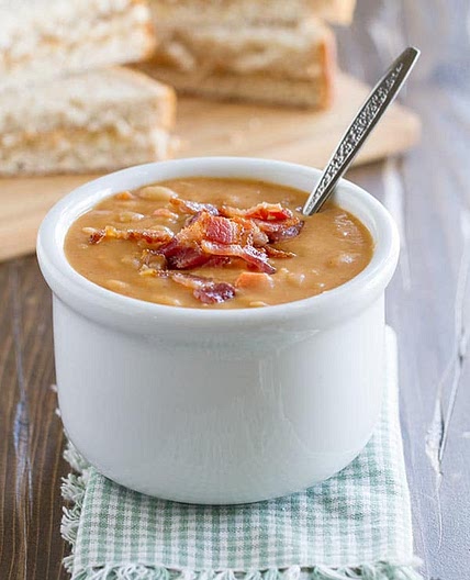 Homemade Bean and Bacon Soup