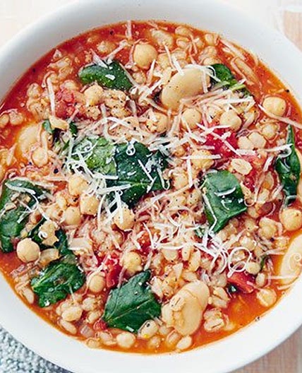 Bean & barley soup