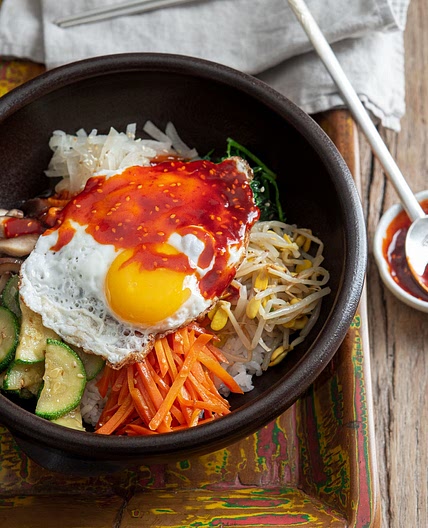 Easy Ground Beef Bibimbap (Korean Mixed Rice)